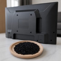 Granulés de résine plastique en alliage PC ABS de qualité moulage par injection pour composants de boîtiers de routeurs et d'adaptateurs secteur