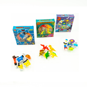 Juego de Borradores de Dinosaurios Bonvan, Mini Borradores de Goma TPR con Forma de Animales, Diseño de Dibujos Animados en 3D, Personalizables, Promocionales - Product Image 1