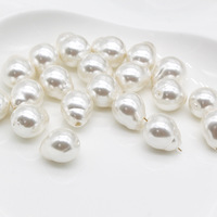 Perles de culture d'eau douce blanches naturelles pour la fabrication de bijoux, perles baroques de haute qualité, accessoires semi-finis pour le bricolage