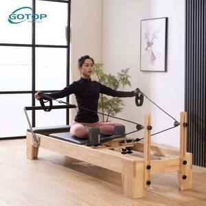 Equipo de máquina de alta calidad a la venta Gimnasio Home Studio Reformador de Pilates de madera usado - Product Image 6