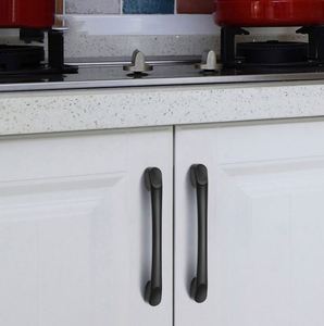 WEKIS Zinc Matte Black <b>Cabinet</b> Pulls & Appliance Handles for Kitchen <b>Cabinets</b> Drawers Dressers-Durable Furniture Hardware - Product Image 5