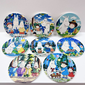 Sous-verre rond en céramique Moomin avec motif de dessin animé, isolant thermique pour la protection des boissons, fabriqué à Quanzhou - Product Image 3