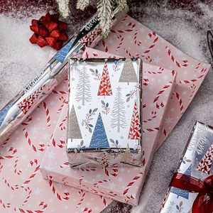 Custom Silver Tree Snowflake Coated <b>Wrapping</b> <b>Paper</b> for Christmas Gifts Christmas Gift Packaging <b>Paper</b> for Party DIY Decoration - Product Image 2