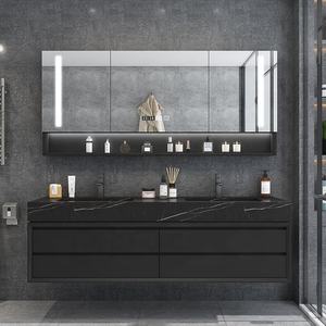 Nouveau meuble de salle de bain de style européen moderne de luxe pour la maison, hôtel, coiffeuse murale, <span class=keywords><strong>miroir</strong></span> intelligent, meuble de salle de bain moderne - Product Image 2