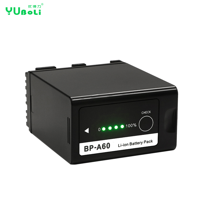 6800mAh Long Lasting Video Battery BP-A60 for Canon EOS C70 C200 C300 C500 XF605 XF705 Camcorder Battery
