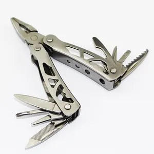 Hot Sale Multi Pocket Tactical Pliers Custom Mini Survival tool 11 in 1 stainless steel multi tool pliers