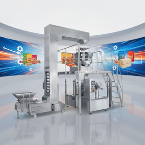 Weighing Machine Pre-made Pouch Filling Machine for Fried Snack <b>Puff</b> Food Granule Automatic Packing - Product Image 6