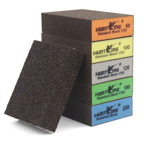 Bloc de ponçage à l'oxyde d'aluminium, grain P36-P220, éponge abrasive pour cloisons sèches, tampon à récurer - Product Image 2