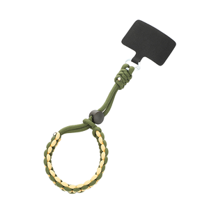 Dragonne de téléphone universelle réglable en polyester tressé, cordon de poignet avec anneau de suspension, accessoire de poignet - Product Image 1