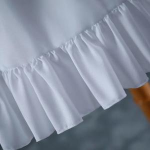 ชุดคอสเพลย์โลลิต้ากระโปรงสุ่มทรงบอลสำหรับผู้หญิงและเด็กผู้หญิงกระโปรงสั้น2ห่วงสีขาว - Product Image 4