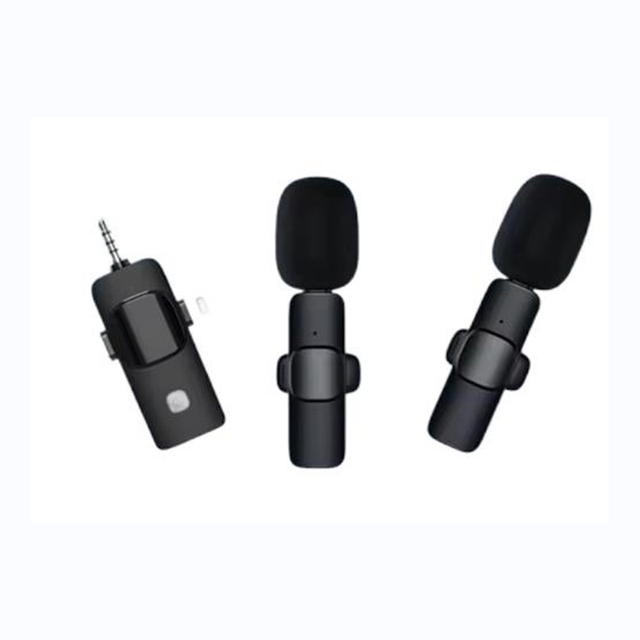 High Quality Baiwangli K15 Lavalier Condenser Wireless Microphone Noise Cancelling 40mAh/90mAh Battery 3.5mm Type-C
