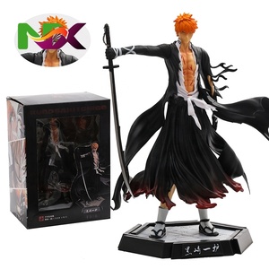 Figurine d'action 30,5 cm <span class=keywords><strong>Thousand</strong></span>-Year Blood War Kurosaki Ichigo avec tête interchangeable, figurine d'anime, statue <span class=keywords><strong>Bleach</strong></span>, figurine d'action - Product Image 1