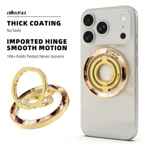 Supports de téléphone portable magnétiques flexibles portables en métal imperméables rotatifs pliables réglables à 360 degrés personnalisés uniques - Product Image 6