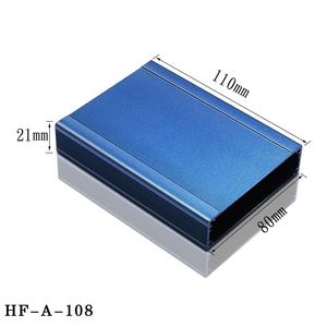 Caja de Aleación de Aluminio Extruido EBM, Carcasa Anodizada para PCB, Protección IP54 para Fuente de Alimentación, Batería, Caja Electrónica - Product Image 3