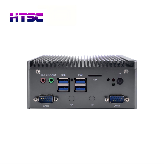 HTSC Micro Industrial Computer with Fanless Design Intel Celeron J4125 in Stock
