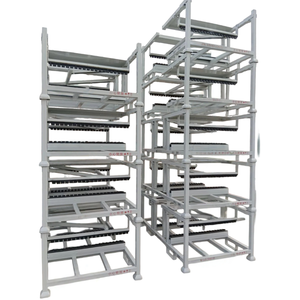 رف عرض قابل للتكديس من الفولاذ Q235+EVA من AOCHEN، منظم أدوات إصلاح السيارات، نظام تخزين قطع غيار المركبات الصناعية - Product Image 3