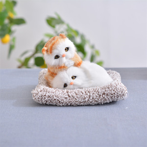 200g solide blanc Simulation mère enfant chat chien voiture ornement écologique bambou charbon de bois <span class=keywords><strong>d</strong></span>ésodorisant mignon peluche <span class=keywords><strong>d</strong></span>écoratif - Product Image 5