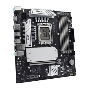 Nueva Placa Base <span class=keywords><strong>UNIKA</strong></span> UN-B760M ARGB PRO BLACK WARRIOR B760/LGA1700 Compatible con CPUs Intel de 12.ª/13.ª/14.ª Generación Precio de Fábrica - Product Image 3
