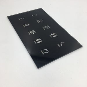Couverture de panneau d'interrupteur en verre flotté trempé ultra-transparent, structure solide, motif plat, éclairage intelligent pour la maison, anti-UV, marque <span class=keywords><strong>MAREAL</strong></span> - Product Image 1
