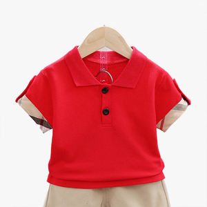 Camiseta Polo de Manga Corta para Niños, Estilo Verano 2026, Prenda Superior Informal a la Moda para Niños - Product Image 4