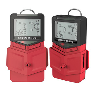 Safegas Gas Detector 6 in 1 Detector O2 H2S CO LEL CO2 Multi Detect Red Portable Light for Industrial Use - Product Image 3