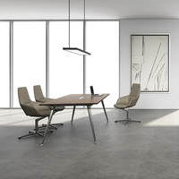 Table de bureau en bois bureau exécutif Unique PDG Table exécutive meubles bureau de travail bureau en forme de L
