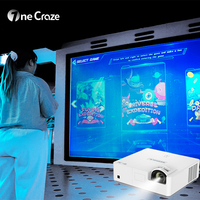 Équipement de terrain de jeux intérieur, jeux à détection de mouvement, projecteur interactif, jeu de projection murale interactif avec Kinect2.0