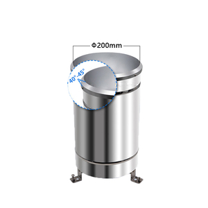 Capteur de pluie à godet basculant par gravité Capteur de pluie de haute précision RS485 à impulsion Capteur de pluie en acier inoxydable pour l'agriculture - Product Image 2