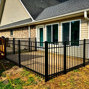 Poste <span class=keywords><strong>de</strong></span> Cerca <span class=keywords><strong>de</strong></span> Seguridad y Privacidad <span class=keywords><strong>de</strong></span> Aluminio con Recubrimiento en Polvo, Horizontal, para Jardines, Estilo Australiano, para Bricolaje en el Hogar - Product Image 5