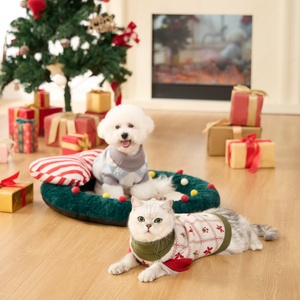 UFBemo Pull chaud tricoté à col roulé pour chiens et chats, toutes saisons, vêtements de vacances, vêtements confortables et extensibles - Product Image 5