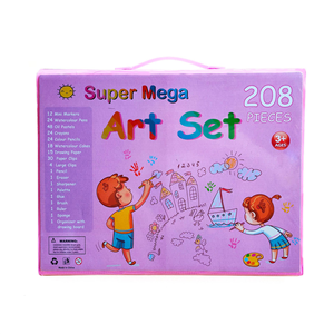 Set Artistico per Bambini 208 Pezzi, Kit di Alta Qualità per Scuola, Forniture per Pittura, Set di Matite Colorate - Product Image 4