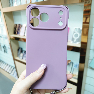 Wholesale <strong>Low</strong> <strong>Price</strong> Diagonal Hanging Lanyard Liquid Silicone TPU <strong>Mobile</strong> Phone case High-end Suitable for iPhone 17promax Series - Product Image 2