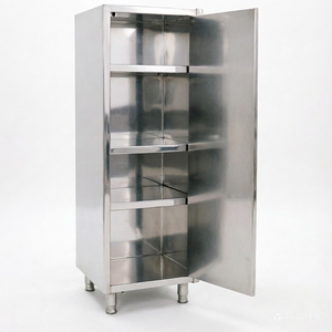 <span class=keywords><strong>Armoire</strong></span> de rangement alimentaire à une seule porte, <span class=keywords><strong>armoire</strong></span> à bols, assiettes et plats, <span class=keywords><strong>armoire</strong></span> multifonctionnelle en acier inoxydable pour la cuisine - Product Image 1