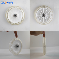 Roues de remplacement pour chariot enfant en PU, sans batterie, roulement ABEC-7, 120x24mm, induction magnétique, silencieuses, OEM
