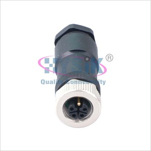 8086300 IP67 Không Thấm Nước M12 Nữ Thẳng Lắp Ráp Cắm Kết Nối Lĩnh Hội-Có Thể Dây L-Mã M12 Thẳng 4 + PE 63V 16A Kết Nối - Product Image 1