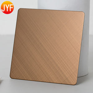 Paneles de Pared para Hotel EL072, Láminas Decorativas con Acabado Cepillado, Lámina de Acero Inoxidable para el Hogar 304 316, Placa de Acero Inoxidable para Techo - Product Image 1