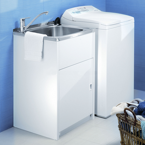 Évier à linge en acier inoxydable, OEM, Style british, nouveau Design 30 38 40 45 90L, avec armoire - Product Image 2