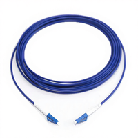 Câble de raccordement optique HANKE blindé de qualité télécoms pour intérieur, LCLC, monomode, monocœur, anti-rongeurs, résistant à la traction, étanche