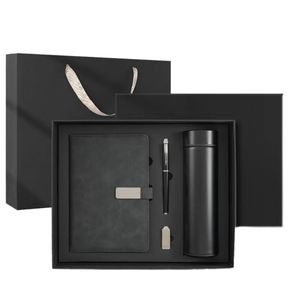 Persol Best-selling Metal Ballpoint Pen Gift <b>Set</b> Business A5 <b>Notebook</b> Gift Box USB Flash Drive Embossed Customizable Logo Gift - Product Image 1