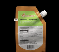 Emballage alimentaire biodégradable en aluminium laminé PET/AL/PA/PE avec logo personnalisé imprimé en gravure, 100 ml, 150 ml, étanche et résistant à l'humidité