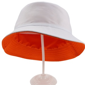Custom Double Sided Fisherman Hat With Embroidery Lettering Adult Bucket Hat For <b>Sunscreen</b> Breathable Outdoor Use - Product Image 3