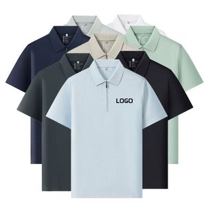Camisas Polo de Nylon y Spandex de Marca de Lujo para Hombre y Mujer, Antiarrugas, Ropa de Trabajo, Venta al Por Mayor, Camisas Polo Personalizadas para Hombre - Product Image 1