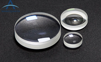 Optical Glass 42mm Diameter 90% Clear Aperture Double Achromatic Lenses Plano Convex Lens for Beam Focusing Systems
