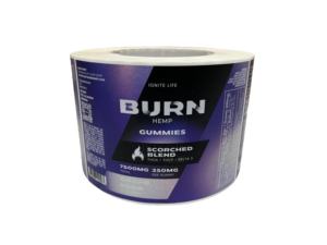 Prix d'usine – Étiquettes autocollantes argentées en PET, imperméables et résistantes à <span class=keywords><strong>l</strong></span>'<span class=keywords><strong>huile</strong></span>, pour emballage <span class=keywords><strong>de</strong></span> bonbons au <span class=keywords><strong>chanvre</strong></span>, impression personnalisée, promotion, livraison rapide - Product Image 1