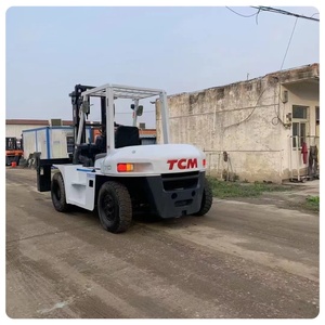 <b>Used</b> Vigoshop TCM FD70 Diesel Forklift 7 Ton 3254mm Fork Length 180mm Fork Width Two/Three Stage Mast Stable Performance for - Product Image 1