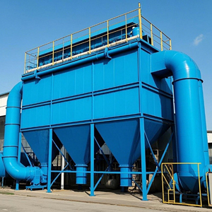Nouveau dépoussiéreur industriel professionnel à jet pulsé de type sac, efficacité de 99,99 %, en acier au carbone, pour le traitement des gaz environnementaux en Chine - Product Image 1