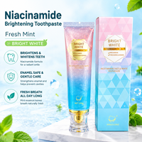 Dentifrice blanchissant personnalisé au charbon de bambou et à la niacinamide, anti-caries, pour un nettoyage buccal optimal et une haleine fraîche à domicile