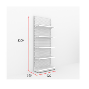 Estantes Metálicos para Supermercados, Estantes Ligeros para Tiendas Minoristas, Estantes <span class=keywords><strong>de</strong></span> Exhibición para Supermercados, Estantes para Tiendas <span class=keywords><strong>de</strong></span> Abarrotes - Product Image 5