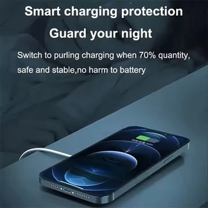 Cargador inalámbrico magnético de carga rápida 2 en 1, adaptador de inducción rápida transparente para teléfono Samsung Android iPhone 15 - Product Image 5