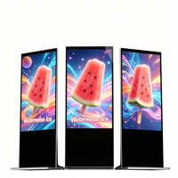 43 Zoll Ultra-Dünner Bildschirm mit Rädern LCD-Touchscreen-Kiosk Werbeplayer LCD Freistehende Digitale Beschilderung